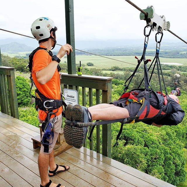 Outfitters Kauai Flyline Zipline - Kauai Vacation Tours