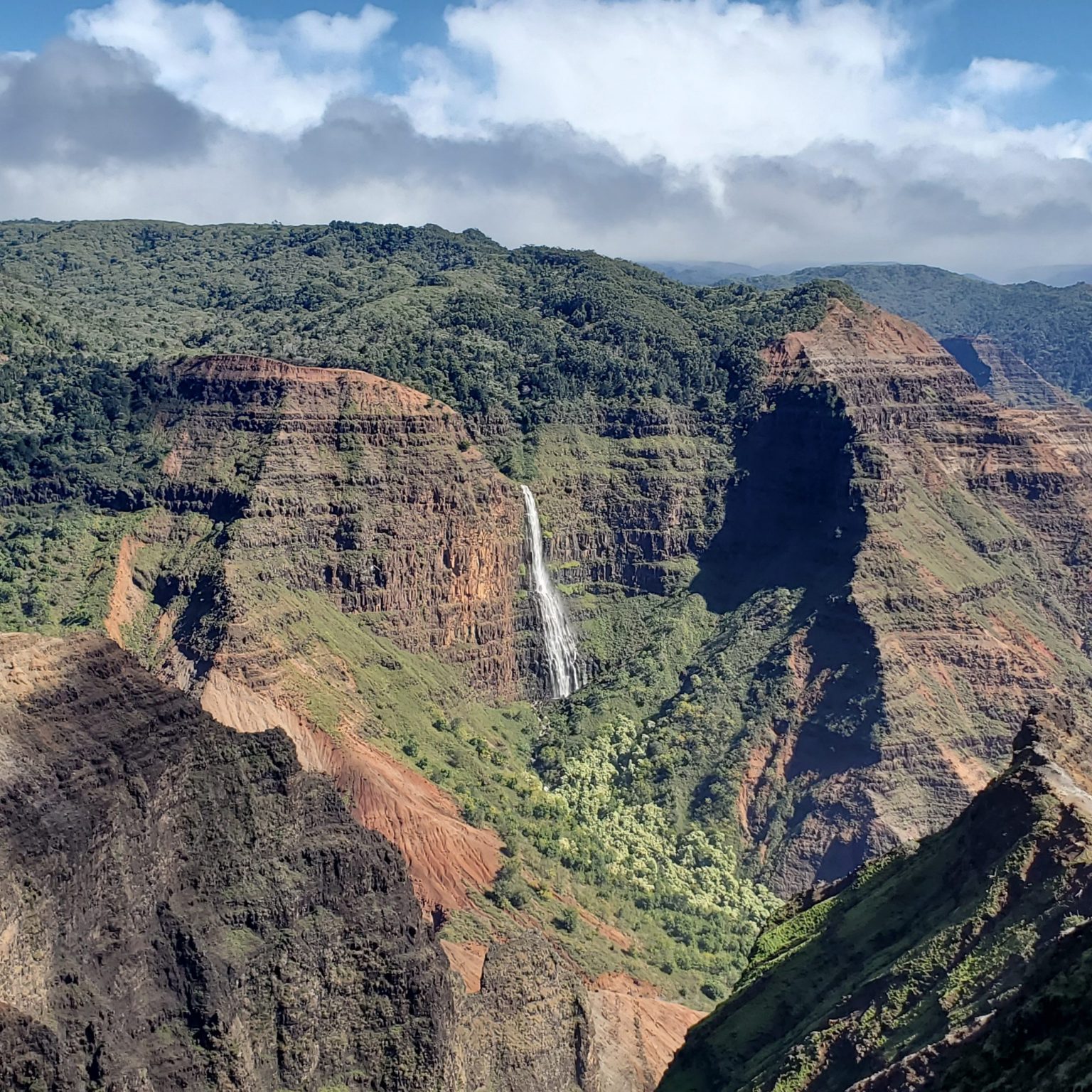 Waimea Canyon Waterfall - Kauai Vacation Tours