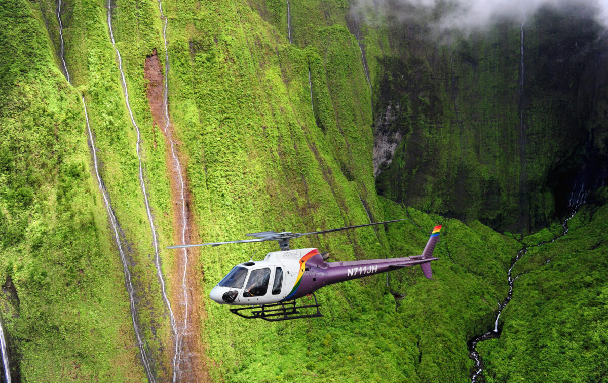 helicopter tour kauai or big island