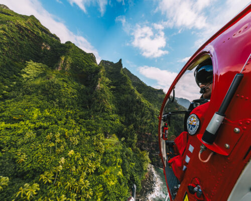 waterfall helicopter safari